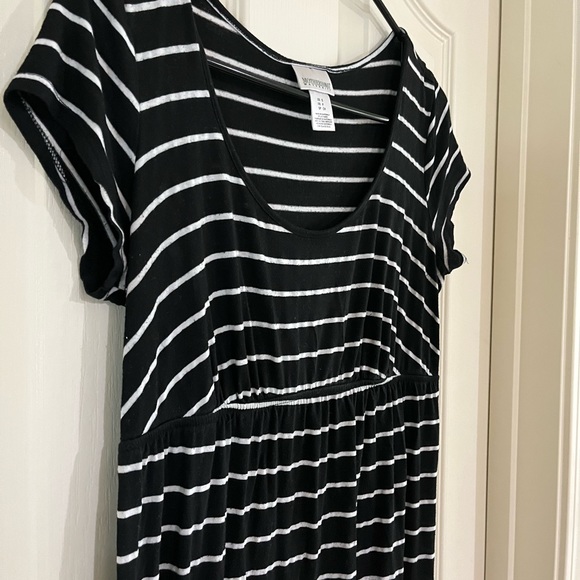 Motherhood - Striped Maternity Dress (Small) - Picture 4 of 4